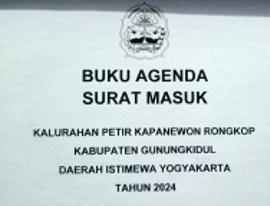 Buku Agenda Surat Masuk